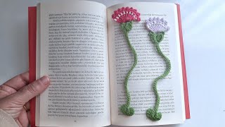 MUY HERMOSO 📣📣 1 GÜNDE 50 TANE ÖRDÜM 💯 Örgü kitap ayracı yapımı  Amigurumi kitap ayracı yapılışı [upl. by Ramma]