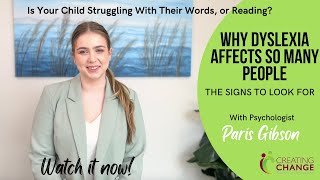 Why dyslexia affects so many people The signs to look for in children [upl. by Anilejna]