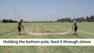 Bownet Soccer Goal 7x16 and 66X18 Set Up Video [upl. by Aiyt273]