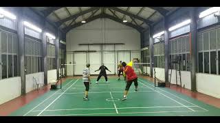 Trick shot Badminton From UncleDan [upl. by Hardman]