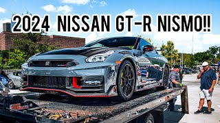 2024 Nissan GTR Nismo WALK AROUNDSTART UP and interior V6 Twin Turbo 600 HP Exhaust Sound [upl. by Feinstein]