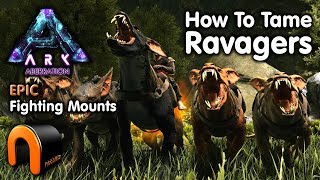 Ark  HOW TO TAME RAVAGERS On Aberration [upl. by Pack237]