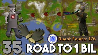 Unlocking the Best Pair of Gloves Barrows Gloves  Road to 1 Bil From Nothing  Ep 35OSRS [upl. by Orferd]