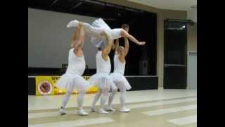 Rugby ballet Little swans 2013 Fit World Gorillák RC Szeged HU [upl. by Yvehc]