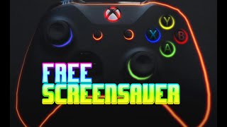 Xbox controll Screensaver light  4K ANIMATED WALLPAPER long  Wallpaper Engine SCREENSAVER [upl. by Aztiray]