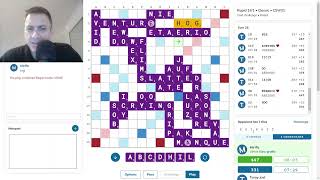 Scrabble game with commentary no468 [upl. by Esinaj]