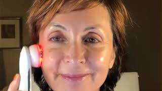 Demonstration of how to use LED Skin Tightening Device  AntiWrinkle Tool  Facial Lifting [upl. by Waddell29]