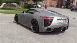 CRAZY Lexus LFA Startup Revs amp Acceleration [upl. by Patti]