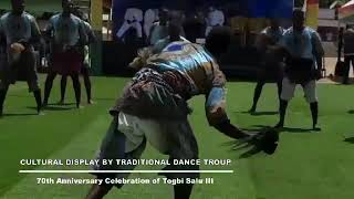 Dance Troup display beautiful Agbadza Dance at 70th Anniversary celebration of Togbi Salu III [upl. by Ailat]