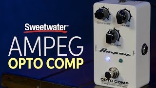 Ampeg Opto Comp Optical Bass Compressor Pedal Demo [upl. by Habas592]