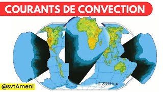 Origine de la mobilité des plaques lithosphériques Les courants de convection [upl. by Kunin]