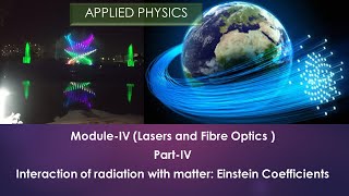 Interaction of radiation with matter Einstein Coefficients [upl. by Anividul]