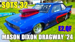 Southern Outlaw Top Sportsman 32 E2Quarters Mason Dixon Dragway 2024 04 14 [upl. by Eimoan]