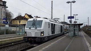 Bahnverkehr Deutschland 27 mit Dual Vectron HGB 187 und DB Ludmilla [upl. by Iahcedrom]