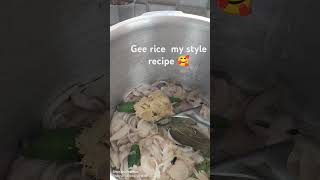 ghee rice my style recipe 🥰 [upl. by Hgieleak]