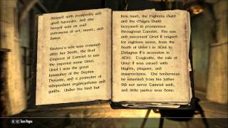 Lets Read Brief History of the Empire v1 Lets Read The Books of Skyrim Book 4 [upl. by Boleslaw753]