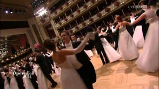 Waltz debutants Opera Ball 2014 in Vienna [upl. by Yelsiap230]