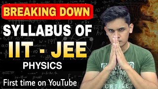 Breaking down syllabus of IITJEE 🔥 Most important topics📌 Must watch [upl. by Nicko987]