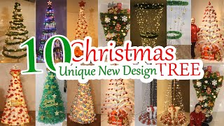 10 Unique New Design DIY Christmas Tree Decoration Ideas 2024 [upl. by Afinom876]