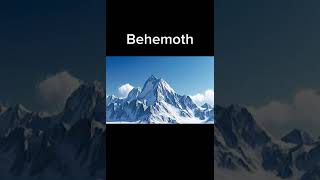 Behemoth😰 short Behemoth bible scpfundation trevorhenderson [upl. by Audre]