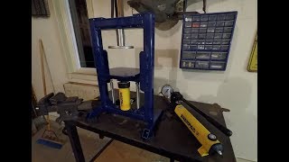 Enerpac SCR154H Homemade Press [upl. by Tommie]