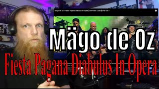 MAGO DE OZ  Fiesta Pagana Diabulus In Opera REACTION  Metal Head DJ Reacts [upl. by Leon]