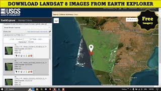 Downloading Landsat 8 image from Earth Explorer  USGS [upl. by Aun148]