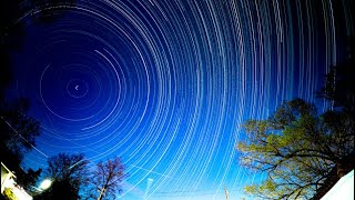 4k 31624 StarTrails NightTimeLapse NightLapse Stars DJI NightSky NightSkyTimeLapse [upl. by Blanchette236]