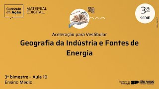 Aceleração para Vestibular  Aulas 19 e 20  Indústria e Fontes de energia Lista de exercícios [upl. by Ziladnerb]