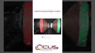 Magnetic property of oxygen science educationalvideos viralshorts [upl. by Simone]