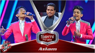 Aslam Roshan  Nilla Nagana නිල්ල නගන  Semi Finals [upl. by Adnawad]