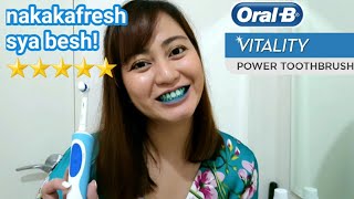 Oral B Vitality Review  Precision Clean  Electric versus Manual Toothbrush [upl. by Aenotna233]