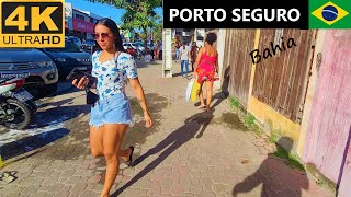 4K Walk in Porto Seguro city center  Bahia Brazil [upl. by Duarte663]