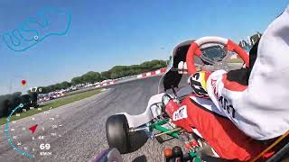 Pista Azzurra Jesolo Kart  Iame X30 Senior  Tony Kart [upl. by Ybeloc]