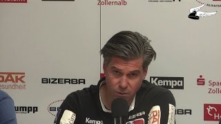 Pressekonferenz zum Spiel HBW  MT Melsungen [upl. by Ynottirb491]