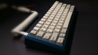 Fjell Unikorn Gummy ORing Mount Merro60 PCB OLD  Cherry Mx Blacks on Alu Plate Typing Sounds [upl. by Florie]