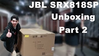 How to setup sound system  JBL SRX818SP Unboxing Part 2 [upl. by Bolanger]