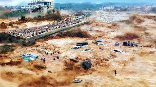 Chinas Extensive Flooding Crisis Aerial Footage Highlights the Devastation [upl. by Chesney]