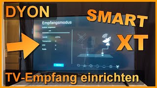 TVEmpfang einrichten DYON Smart XT Full HD Fernseher Smart 43 XT [upl. by Paule698]