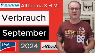 Wärmepumpe Verbrauch Sept 2024 incl Auswertung durch Shelly [upl. by Windzer]