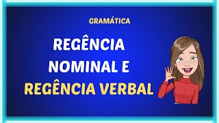 Regência nominal e regência verbal [upl. by Arvell625]