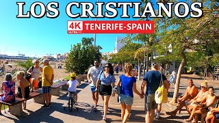 TENERIFE  LOS CRISTIANOS  First Day of the Year ☀️ How does it look 🤔 4K Walk ● January 2024 [upl. by Akiret]