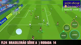 brasileiráo série A  flamengo VS Goiás rodada 14  Gameplay football league 2024 [upl. by Nerwal313]