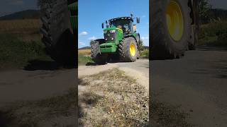 John Deere 6R 210💪💚💛🦌❤️🚨🚜🔈🔥💯😎 filipagrophoto deutzfahrtractor agromachine agriculturejohndeere [upl. by Deraj]