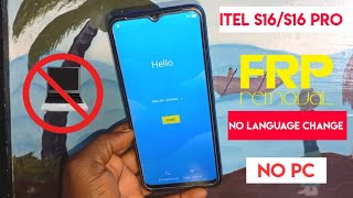 Itel S16 Frp Bypass 2022  ITEL W6502 Google account Remove  No Pc  Change Language Not Working [upl. by Noirod]