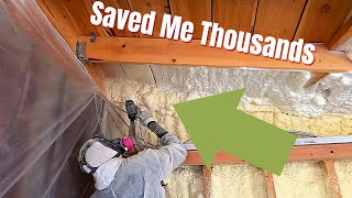 No More DIY Spray Foam Not As Expensive As You Think [upl. by Thorlay236]