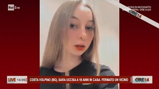 Costa Volpino Sara uccisa a 18 anni fermato un vicino  Ore 14 del 28102024 [upl. by Yatnoed883]