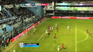 Gol de Barboza Rafaela 1  River 2 Fecha 17 Primera División 2015 FPT [upl. by Cavanaugh]