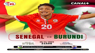 🔴LIVE MATCH  SENEGAL VS BURUNDI [upl. by Yssak]