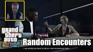 Luis Meets Random Strangers GTA TBOGT Random Encounters [upl. by Daph44]